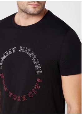 TOMMY HILFIGER Logo Crew Neck Men T-Shirt